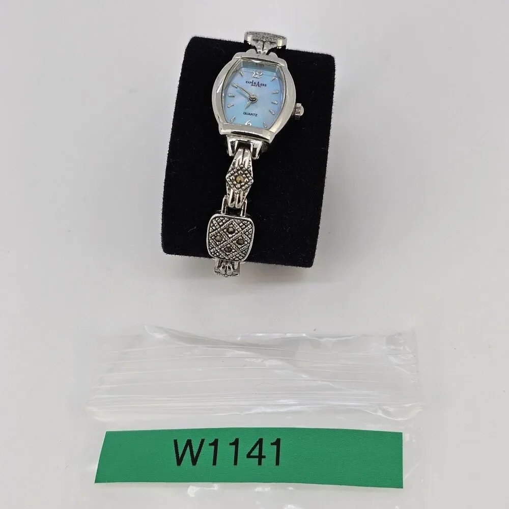 LA Express Women's Watch 18MM Blue Dial Gray Bracelet Band‎ 6